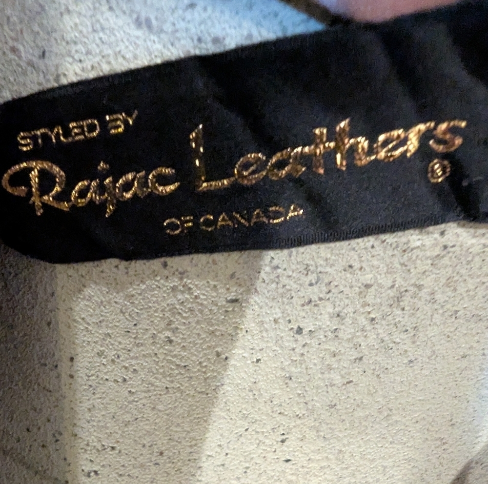 Vintage Rajac genuine Leather and fur trench coat, 60s/70s. Woman's size S/M - Picture 14 of 16